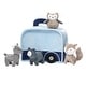 preview thumbnail 4 of 2, Lambs & Ivy Interactive Blue Camper/RV Plush with Stuffed Animal Toys