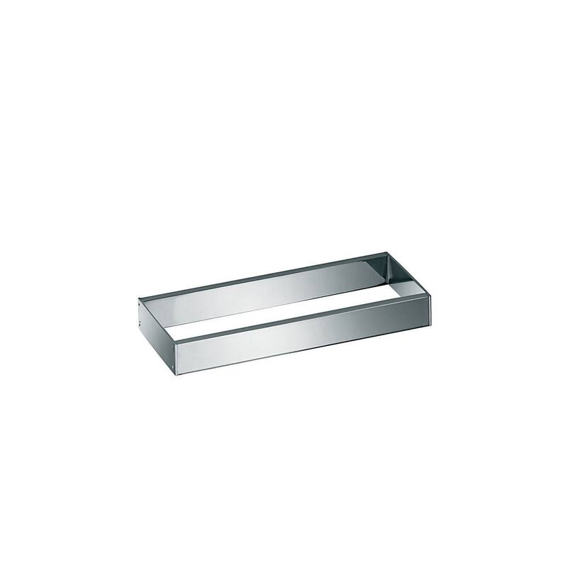 WS Bath Collections 8" Towel Bar from the Skuara Collection - Polished Chrome
