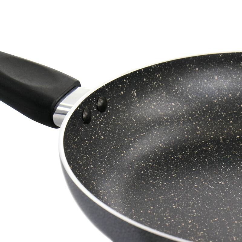 10.2 in. Nonstick Aluminum Frying Pan in Graphite Grey