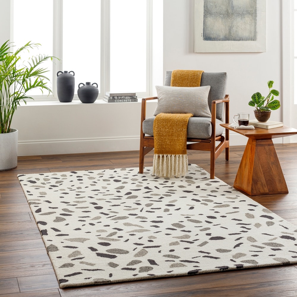 Iria Handmade Terrazzo Wool Area Rug