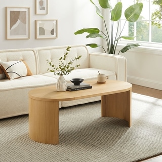 Aspect Oval Wood Coffee Table - Bed Bath & Beyond - 41620762