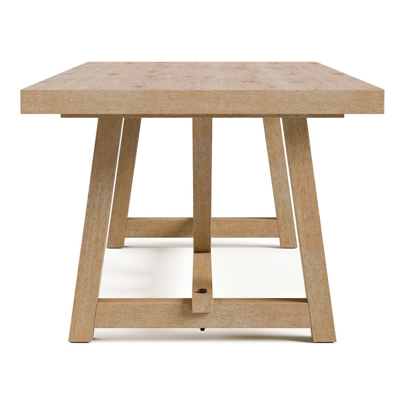 Furniture of America Rockinwel Modern Natural Oak 84-inch Wood Dining Table