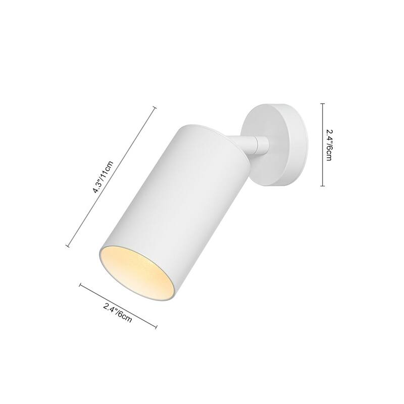 Modern Brass 1-Light Ceiling Spotlight - Adjustable