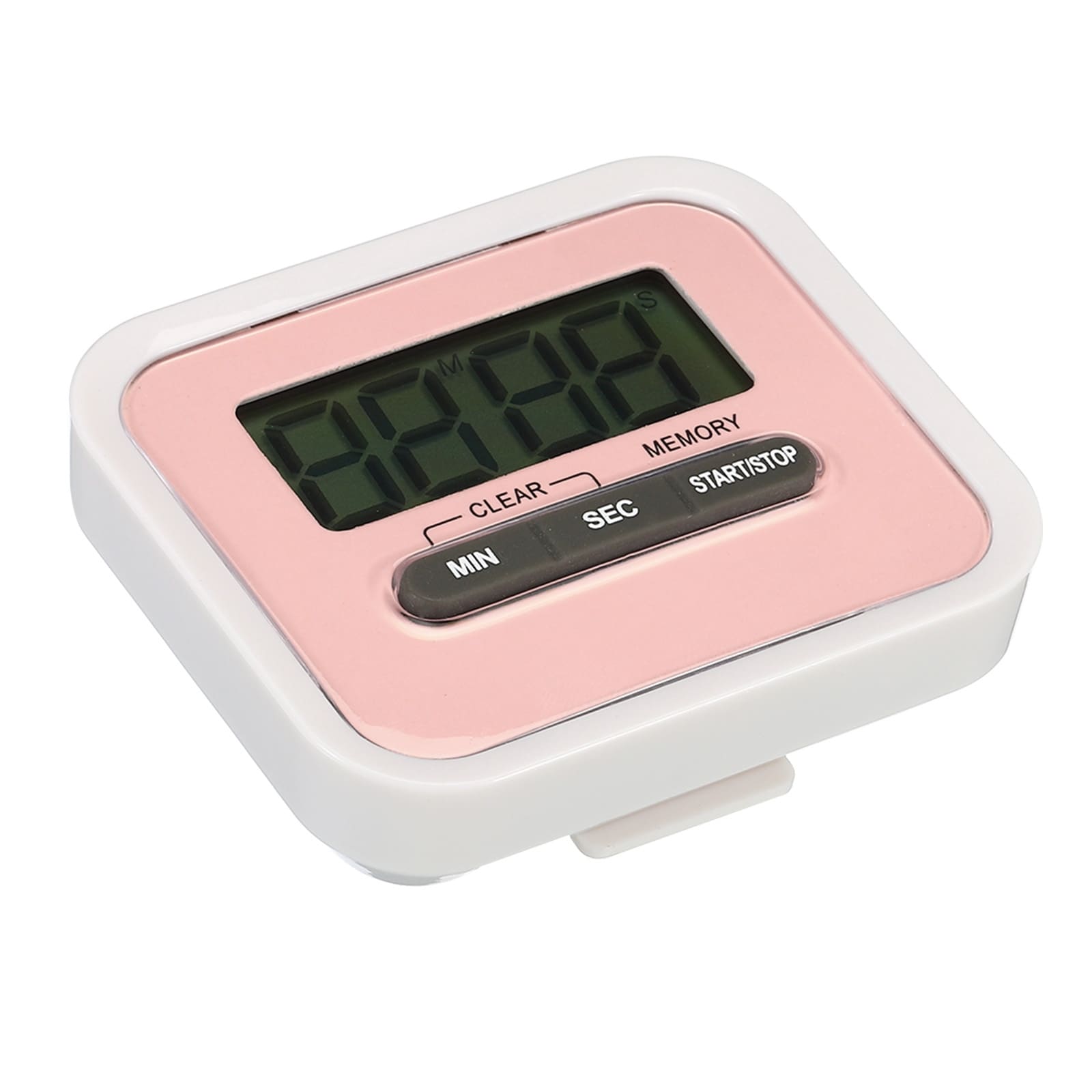Digital Timer, Small Count Down/ UP Clock with Magnetic, Big LCD Display  Pink
