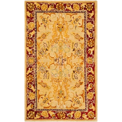 SAFAVIEH Handmade Taj Mahal Celena Traditional Oriental Wool Rug