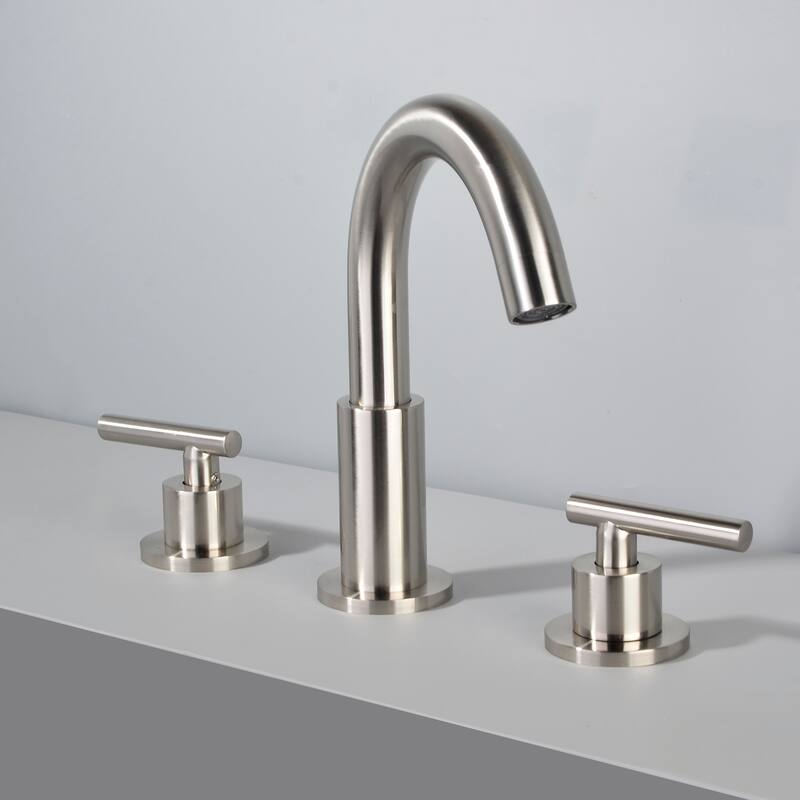 Clihome 8 Inch Widespread Bathroom Sink Faucet