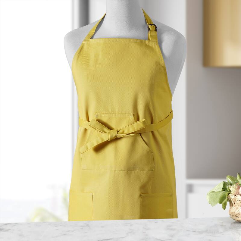 Exclusive Fabrics Solid Cotton Apron - 27 X 34