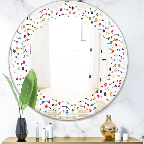 Polka hotsell dot mirror