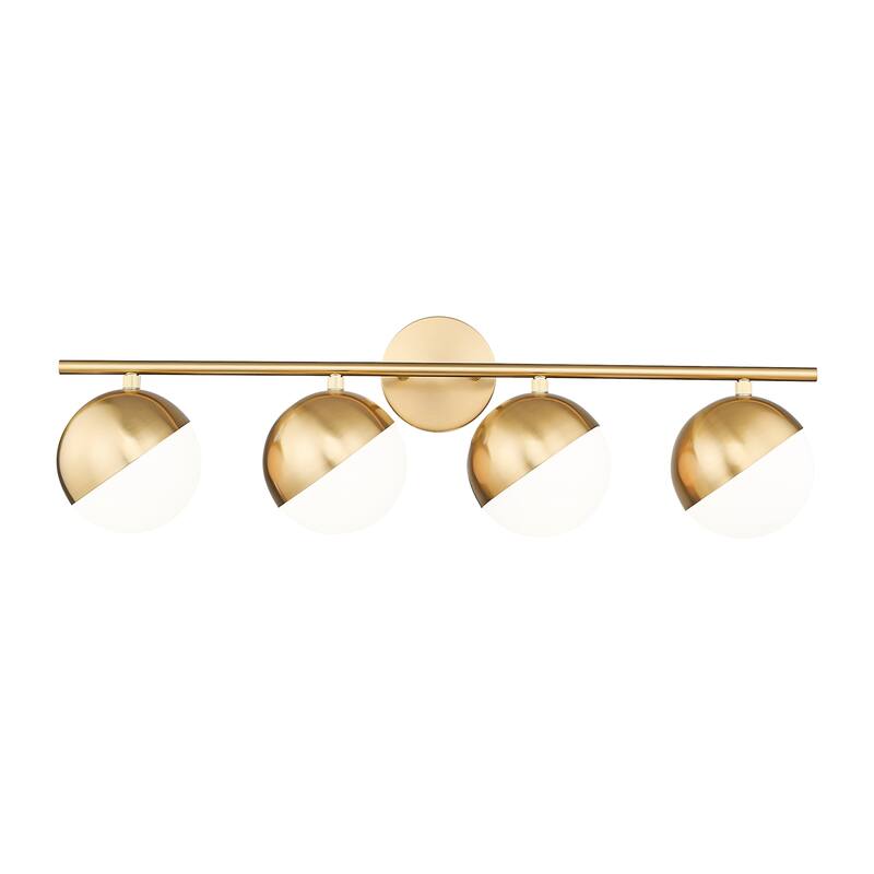 Z-Lite 7517-4V Realm Sphere 4 Light 33" Wide Vanity Light