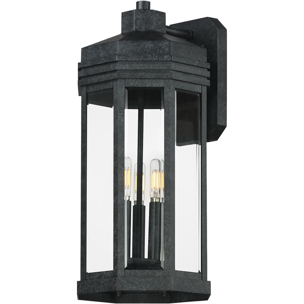 Maxim 30224CL Wright 3 Light 21" Tall Outdoor Wall Sconce
