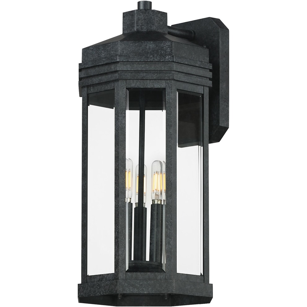 Maxim 30224CL Wright 3 Light 21" Tall Outdoor Wall Sconce
