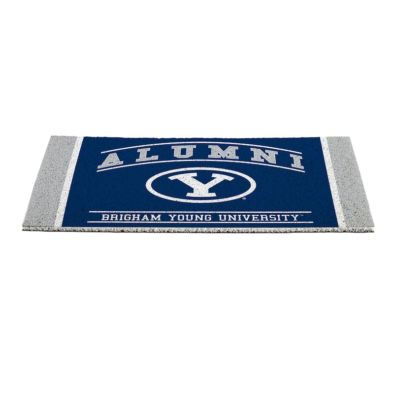 28 in. x 16 in. Brigham Young University Alumni Full Color PVC Door Mat