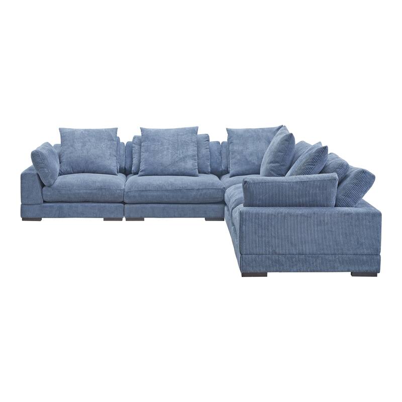 Aurelle Home Modern Timothy Modular Sectional - Large Classic L