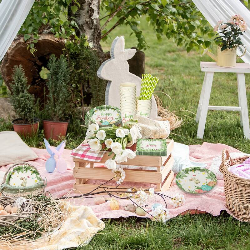 125Pcs Easter Party Supplies