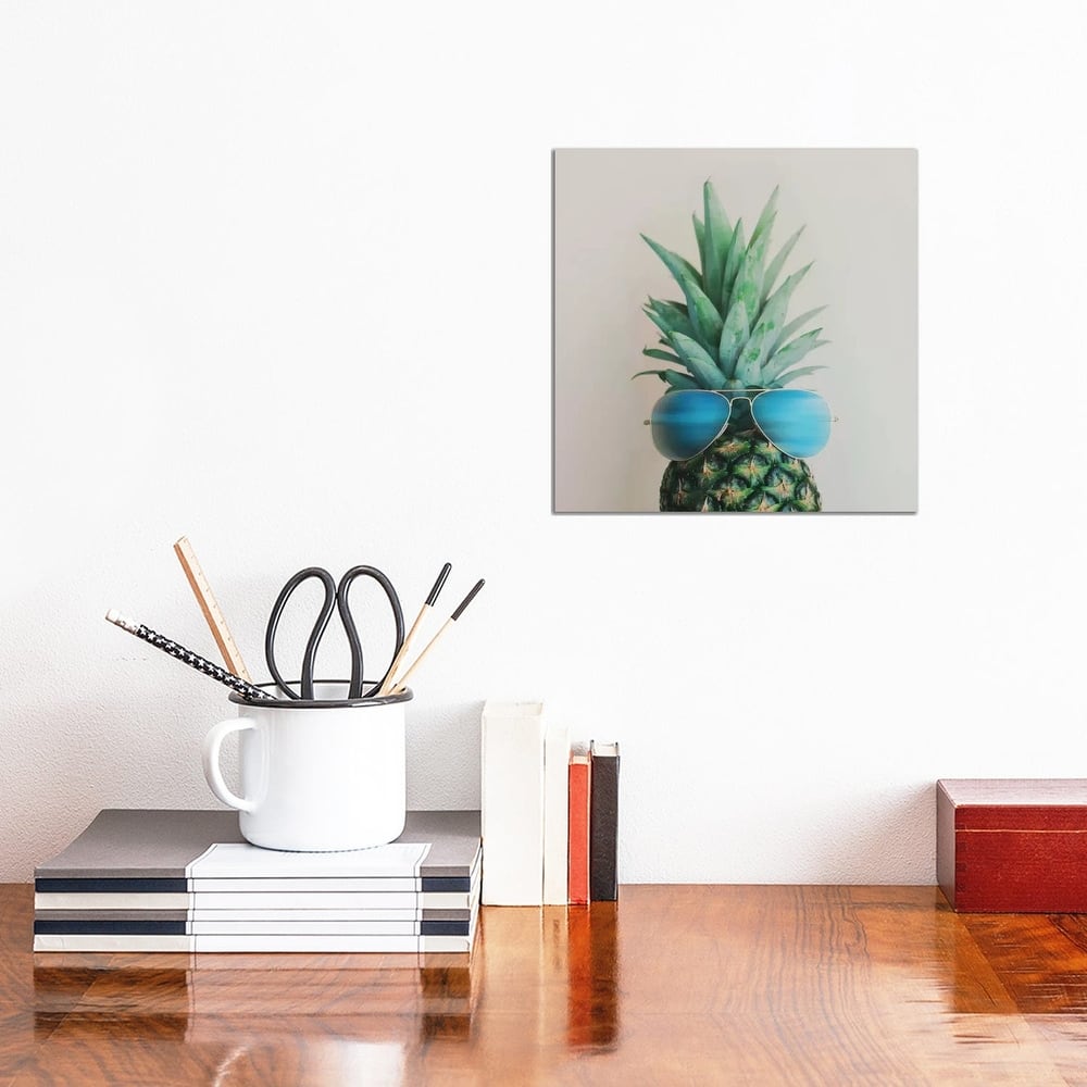iCanvas "Pineapple In Paradise" by Chelsea Victoria Canvas Print
