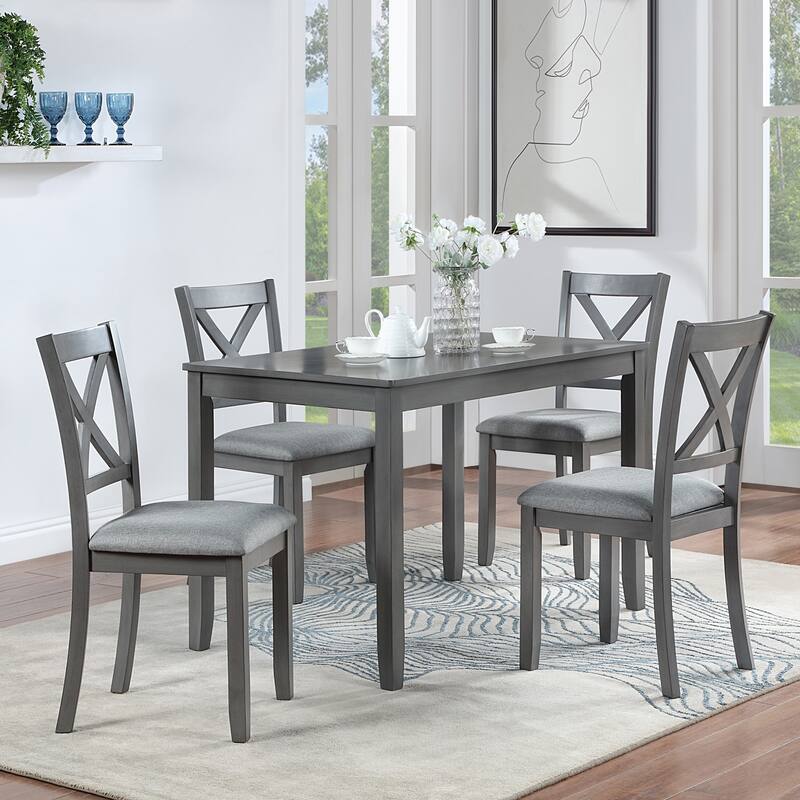 Dining Chairs Set for 4,Kitchen Chair with Padded Seat, Side Chair for Dining Room