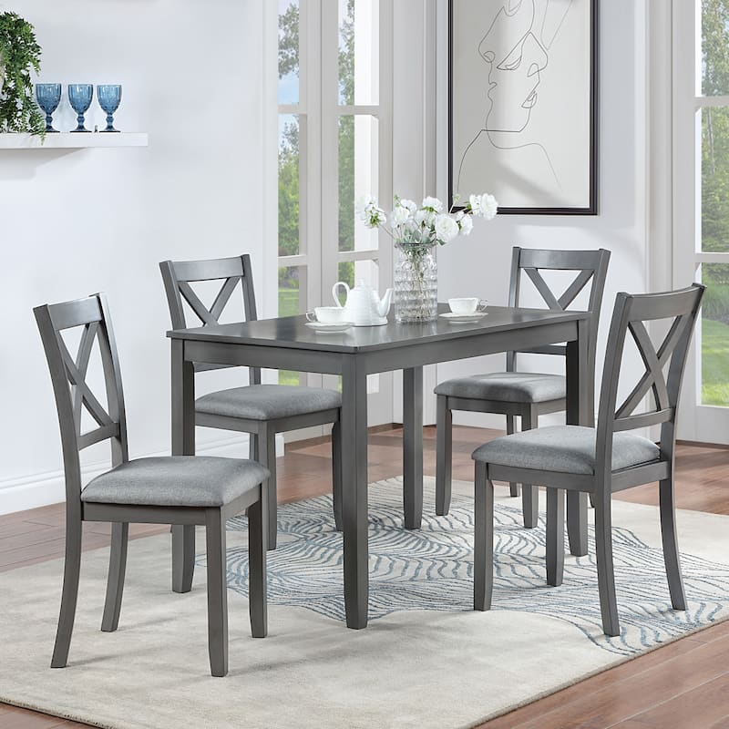 Wood Dining Chair Solid Chair Set of 4