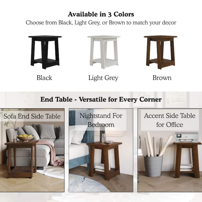 CraftPorch 3-Pieces Coffee Table Set