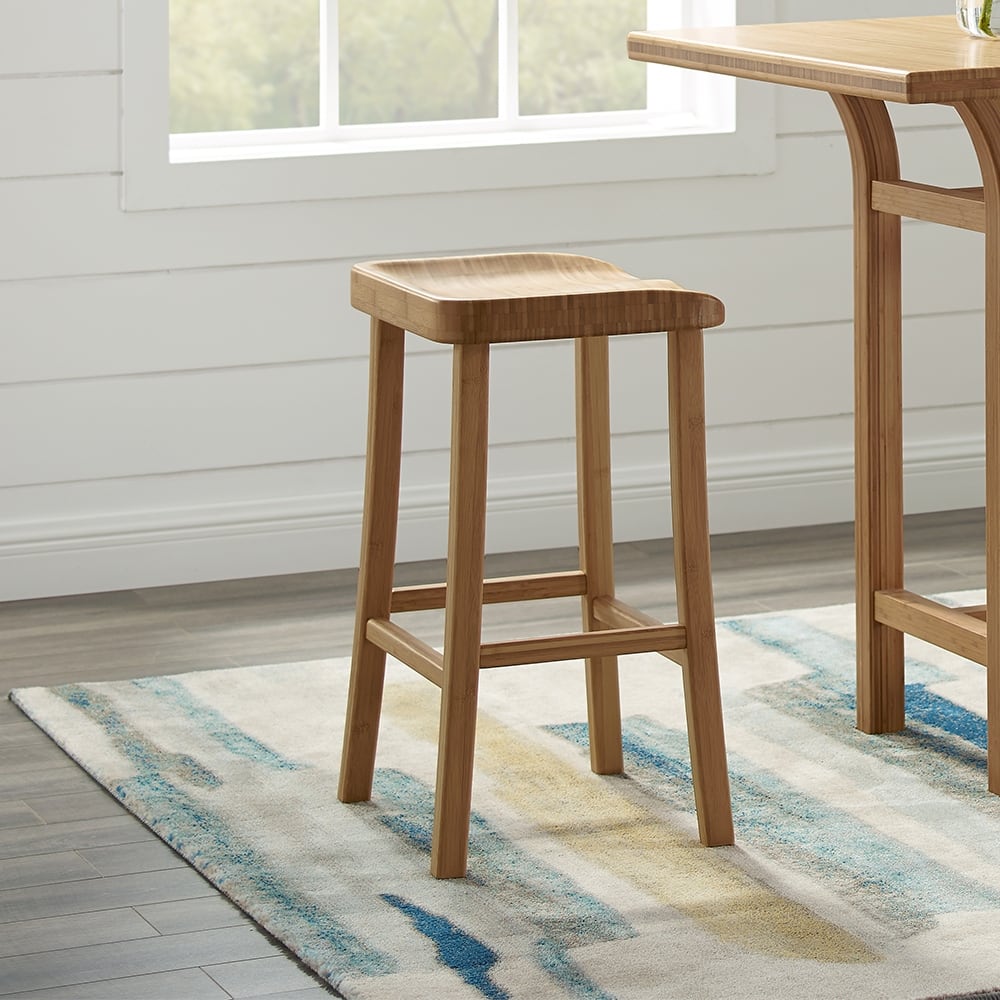 Piper Bar Height Stool, Golden, (Set of 2)