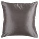 preview thumbnail 7 of 15, Artistic Weavers Decorative Chic 18-inch Square Solid Throw Pillow Cover with Poly Insert Charcoal