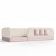 preview thumbnail 8 of 124, Twin/Full/Queen Teddy Fleece Floor Bed with Upholstered Safety Rails and Pocket