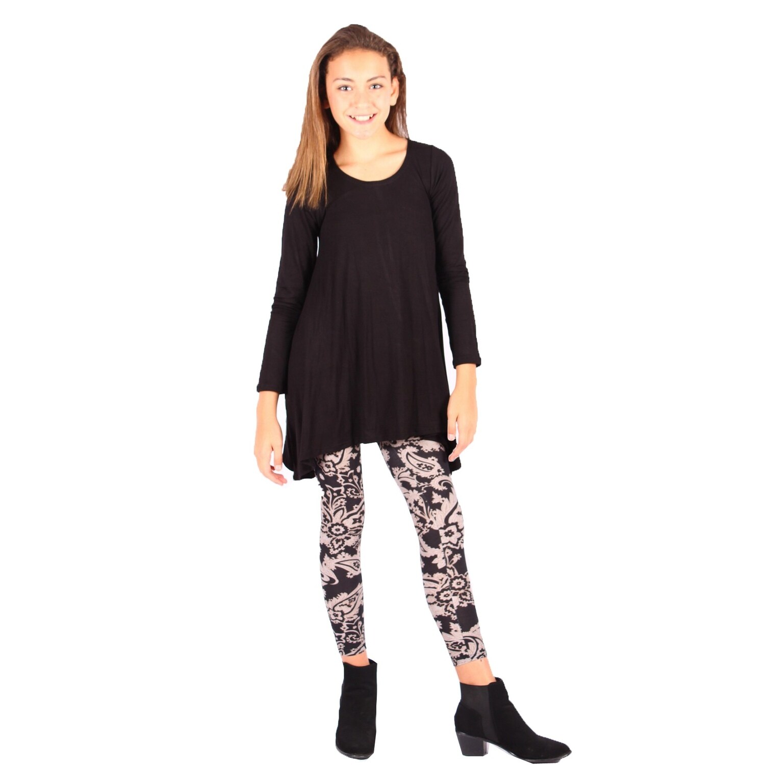 tunic outfits with leggings