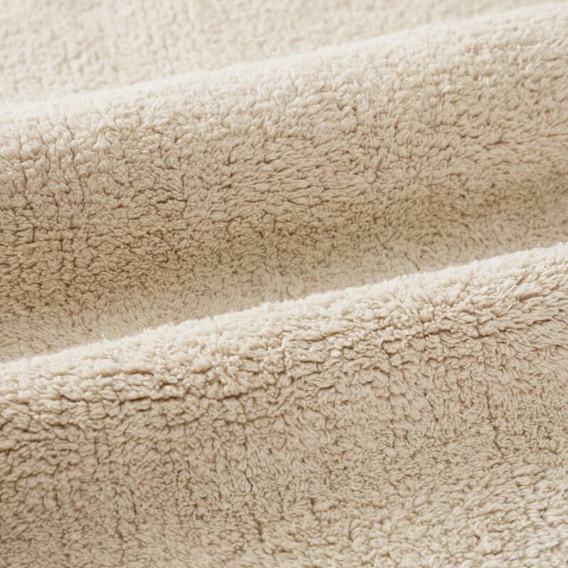 Becky Cameron 100% Cotton Reversible Solid Bath Mat