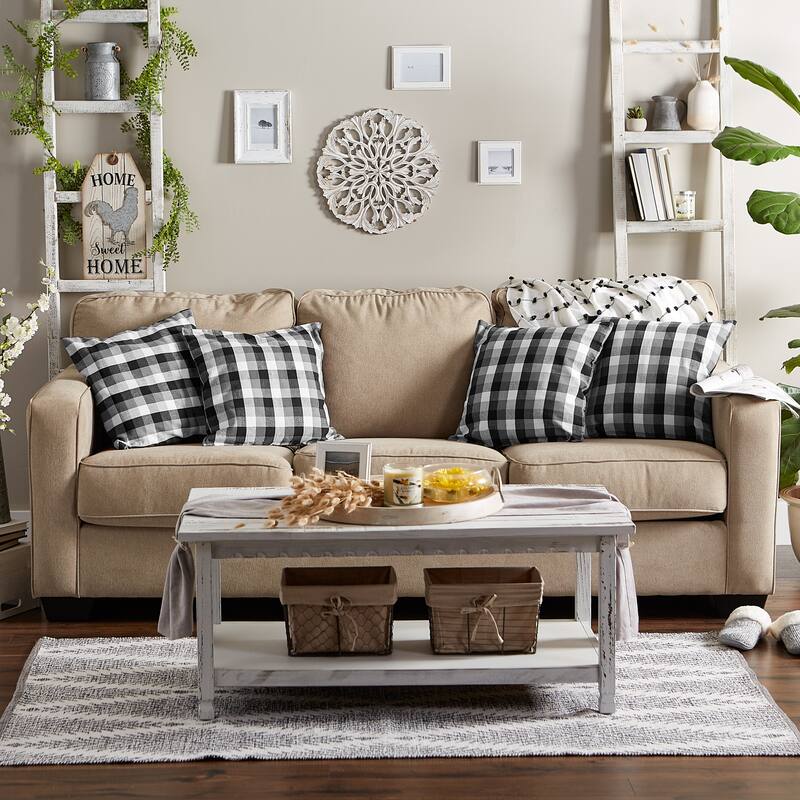 Farmhouse Pillow Cover 18x18 (Set of 4)