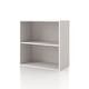 preview thumbnail 23 of 202, DH BASIC Modern Wood Customizable Stackable Storage Organizer - Cube Shelves, Drawer Cabinet, Bookcase with Doors by Denhour 2-Tier - Taupe Grey