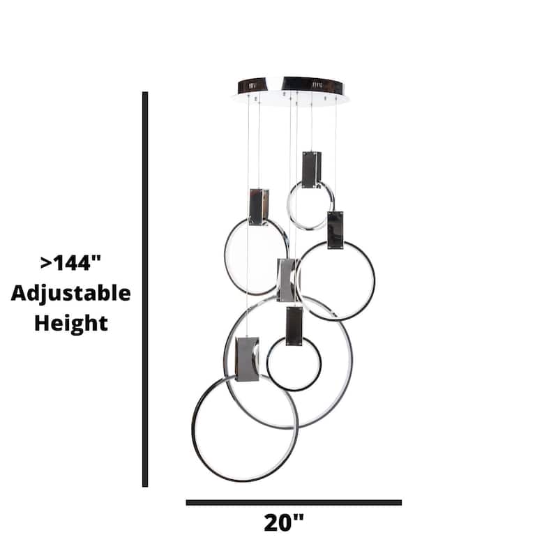 Hong Kong Dimmable Integrated LED Chandelier