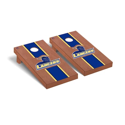 Worcester State Lancers Rosewood Cornhole Board Set