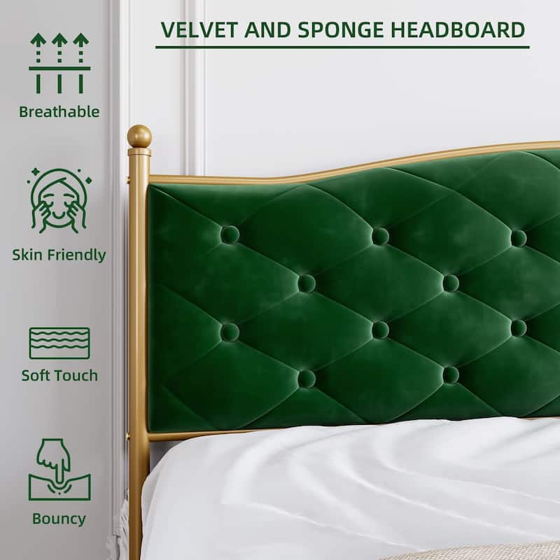 Upholstered Platform Bed