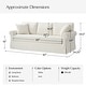 preview thumbnail 10 of 15, Enrico 82" Farmhouse Slipcovered Sofa with Rolled Armrest by HULALA HOME
