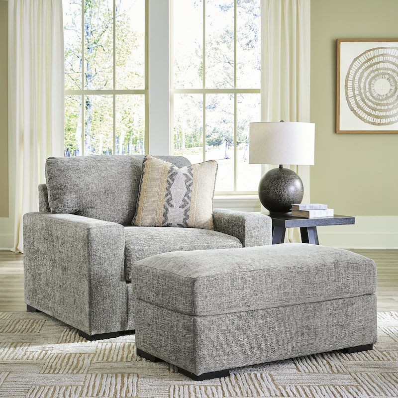 Signature Design by Ashley Dunmor Gray 2-Piece Upholstery Package - 51" W x 45" D x 42" H