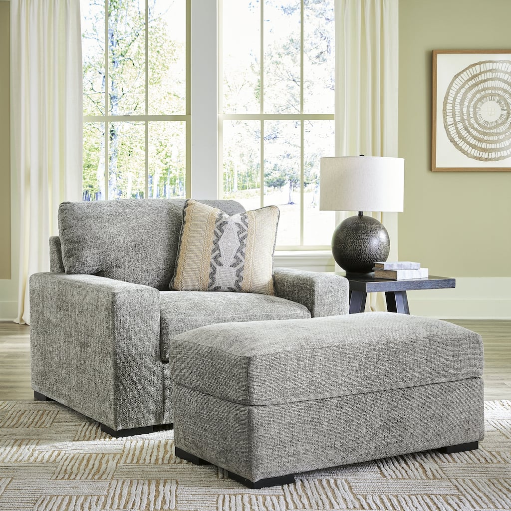 Signature Design by Ashley Dunmor Gray 2-Piece Upholstery Package - 51" W x 45" D x 42" H