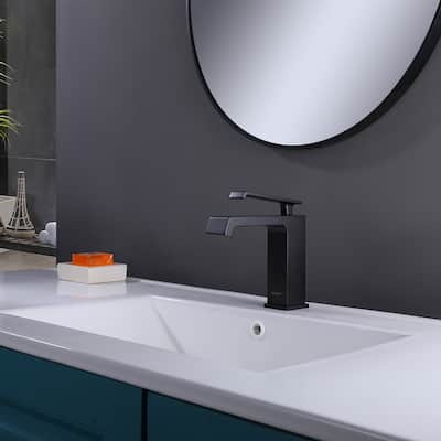 One Handle Bathroom Waterfall Sink Faucet Tap - 5.39*1.65*7.05