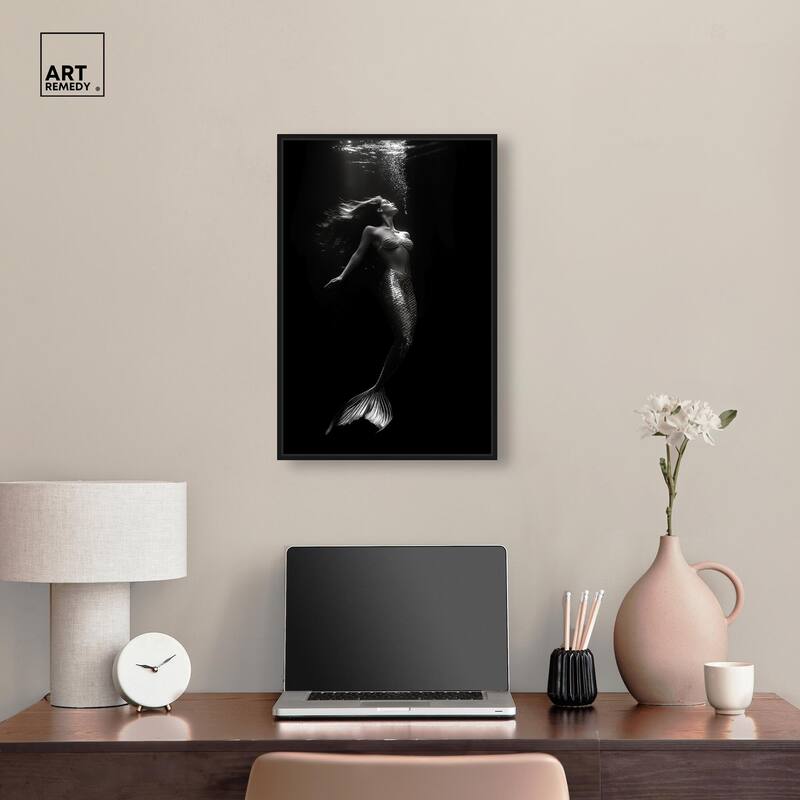 Mermaid Deep Canvas by Art Remedy
