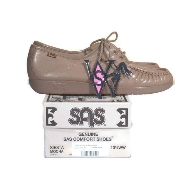 Shop Sas Siesta Mocha Leather Lace Up Loafer Comfort Shoes Size