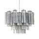 preview thumbnail 1 of 5, Crystorama Lighting Group ADD-306-SM Addis 6 Light 20" Wide Chandelier Polished Chrome