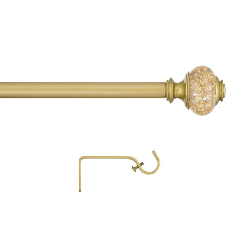 Acroma Luxury Spherical Gold Curtain Rod