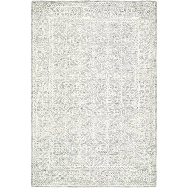 Livabliss Sicily Casual Solid Color Wool Area Rug