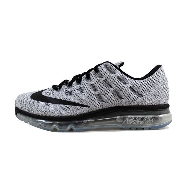 Shop Nike Men S Air Max 2016 White Black 806771 101 Overstock