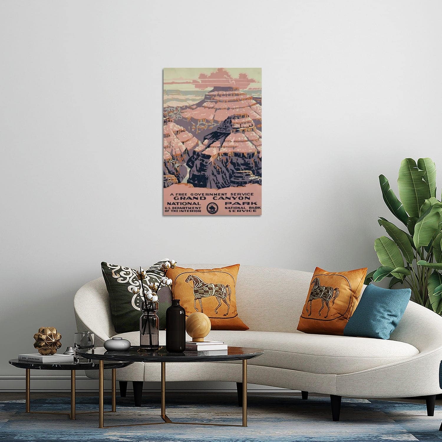 Grand Canyon National Park (A Free Government Service) Print On Acrylic ...