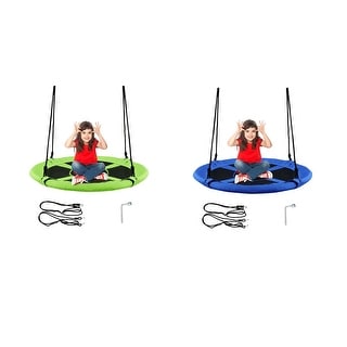 Goplus 40" Flying Saucer Tree Swing Indoor Outdoor Play Set Kids - See Details