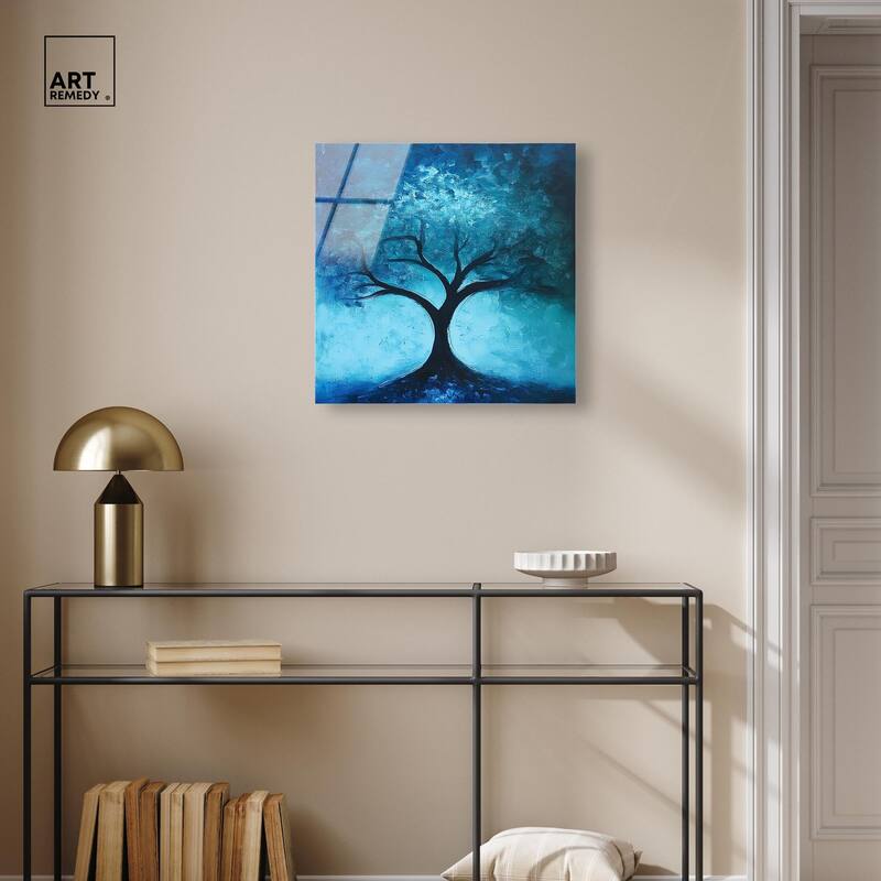 Tree of Opposites III Acrylic by Art Remedy, Ready to Hang