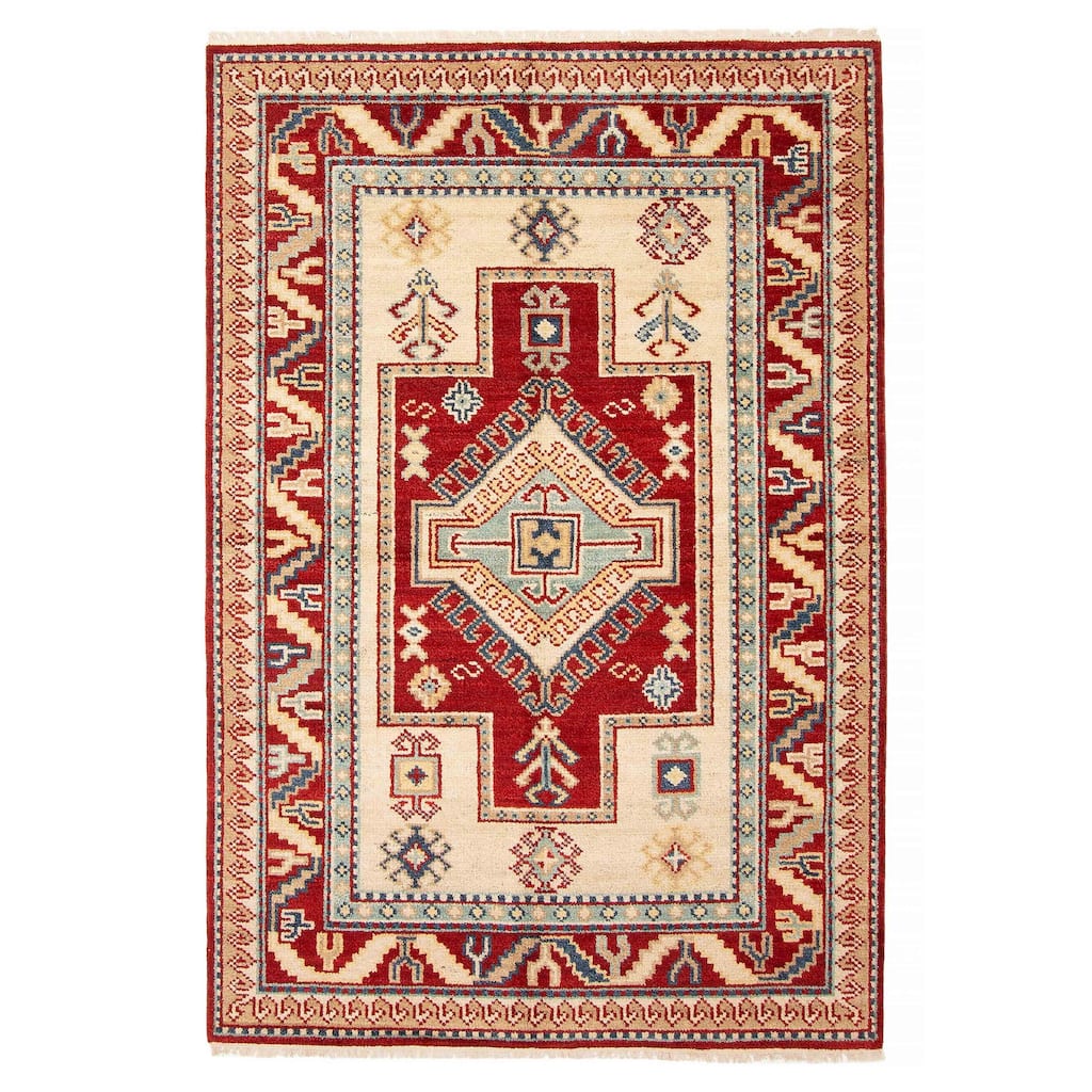 ECARPETGALLERY Hand-knotted Jules Serapi Red Wool Rug - 5'4 x 7'10