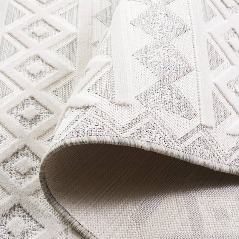 SAFAVIEH Cabana Sadeta Boho Waterproof Patio Backyard Rug