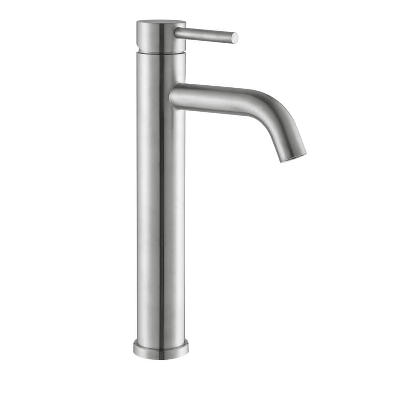 Bathlet Vessel Single Handle Bathroom Sink Faucet - Brushed Nickel