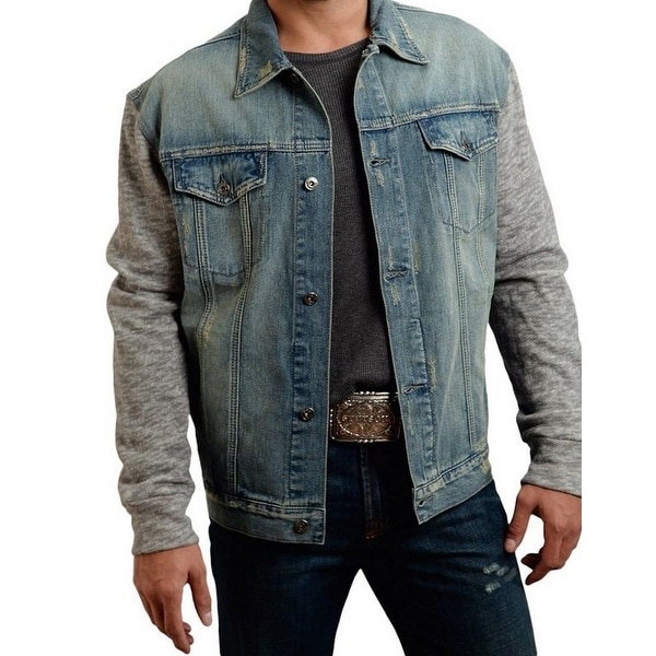 light mens jean jacket