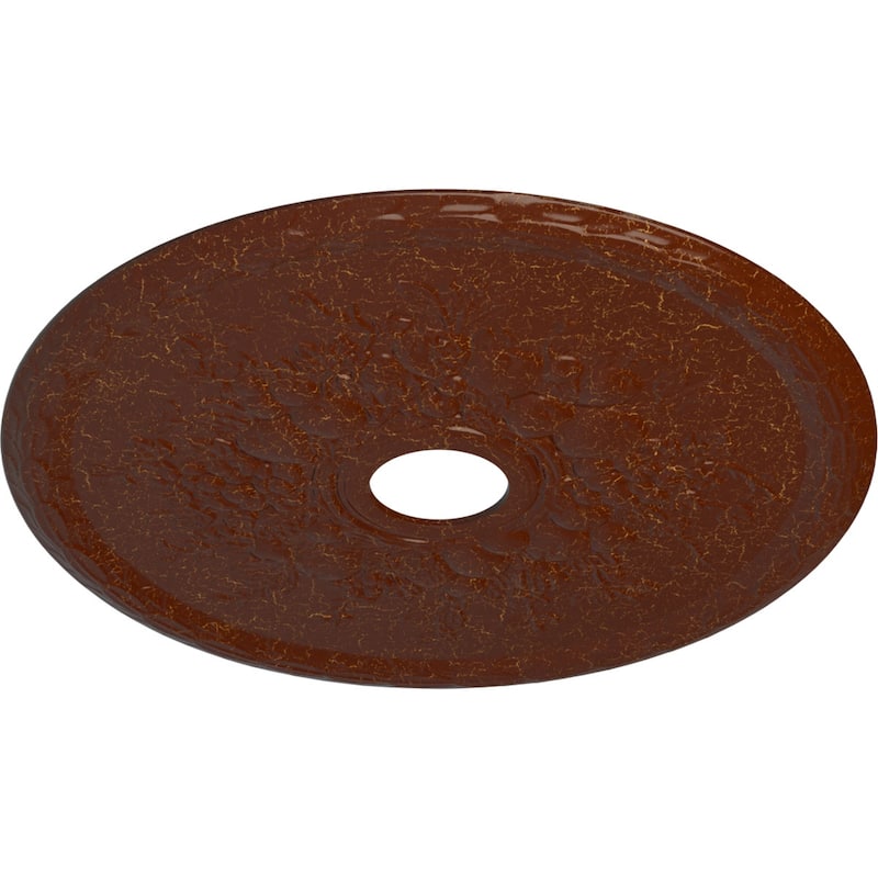 22 5/8"OD x 3 5/8"ID x 5/8"P Grape Ceiling Medallion